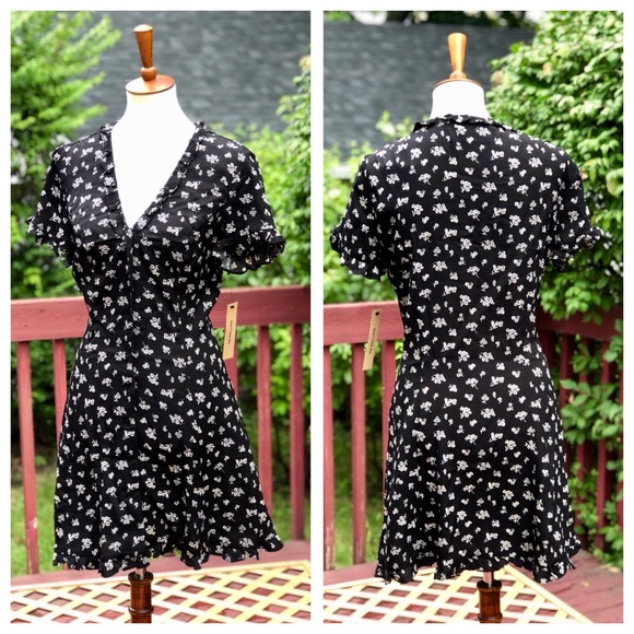 NWT Reformation Dallas Dress in Sierra Print Sz 10 - Picture 1 of 8